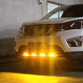 Đèn cảnh báo FANIELLAPOWELL, đèn cảnh sát xe cứu hộ 12 LED, đèn khẩn cấp có dây cho lính cứu hỏa