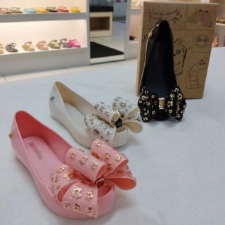 Giày Sandal Nữ Nơ Hoa Melissa 2025