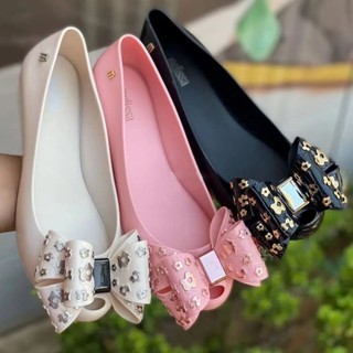 Giày Sandal Nữ Nơ Hoa Melissa 2025