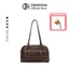 Flirra Bag Túi đựng bowling cầm tay bằng da PU dung tích lớn, túi đeo vai thời trang và tinh tế