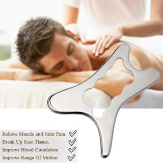 Dụng cụ Gua Sha bằng thép không gỉ Máy mát xa thoát nước bạch huyết, được sử dụng để định hình cơ thể, Giảm đau cơ bắp, Massage mềm mại