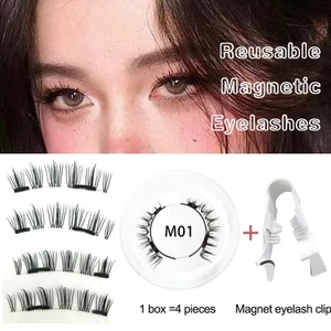 Kiligmata 3D Lông Mi Giả Từ Tính Có Kẹp 1 Cặp Có Thể Tái Sử Dụng Không Keo Lông Mi Giả Dễ Dàng Cho Người Mới Bắt Đầu Sử Dụng