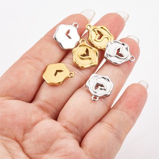 Mặt dây chuyền đuôi cá rỗng bằng thép không gỉ Trang sức tự làm Phụ kiện vàng 18k