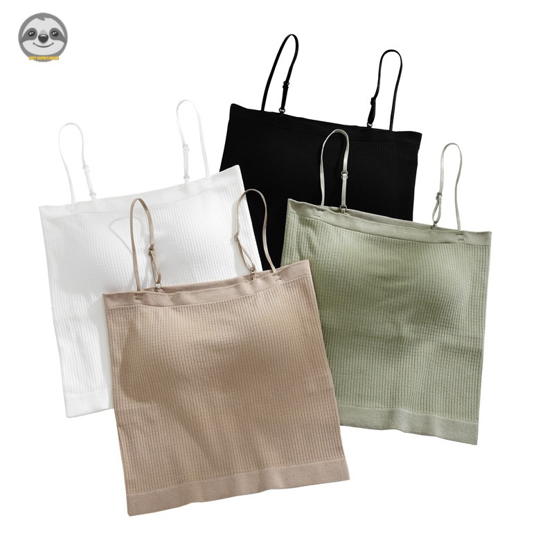Phong cách Nhật Bản Muji Style / Quần lót ngực quấn lưng đẹp / Áo ba lỗ