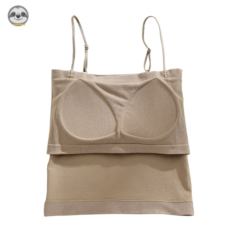 Phong cách Nhật Bản Muji Style / Quần lót ngực quấn lưng đẹp / Áo ba lỗ
