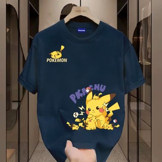 ✨Hàng có sẵn✨ WASSUP Pokémon-Áo thun nam mới! 100% cotton, thời trang, Unisex