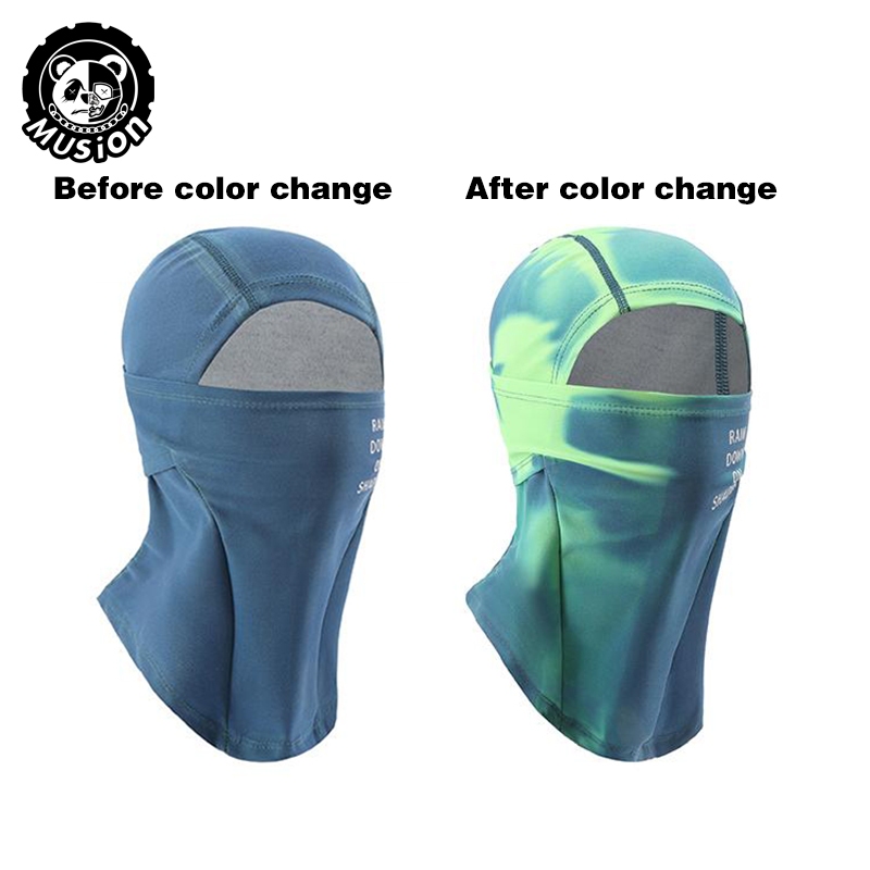 Musion Original Ski Mask Nhiệt độ Thay đổi màu sắc Balaclava Bandana Băng đô Khăn quàng cổ thể thao ngoài trời cưỡi ngựa