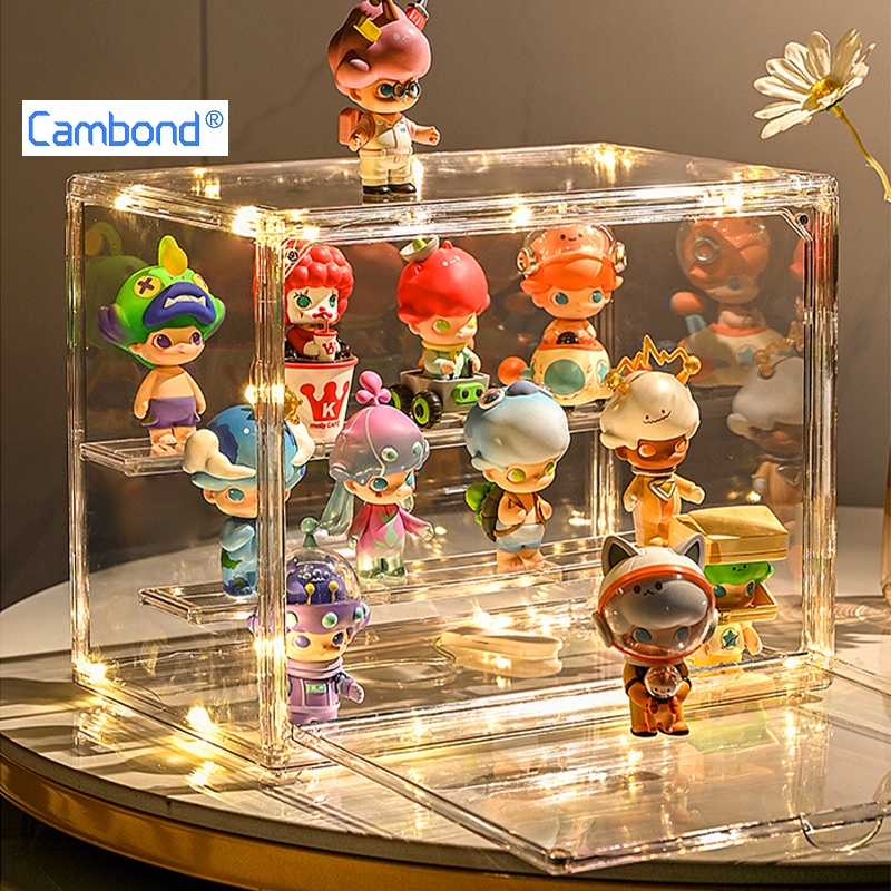 Cambond Acrylic Hộp Đựng Giày Có Thể Xếp Chồng Lớn Sneaker Hộp Đựng Trong Suốt Sắp Xếp Lưu Trữ Túi Bảo Quản