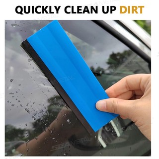 Seametal Vệ Sinh Ô Tô Khăn Lau Nước Cao Su Vuông Lớn Cạp Tự Động Rửa Cửa Sổ Khăn Lau Tiện Dụng Squeegee