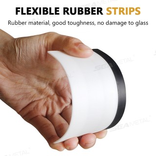 Seametal Vệ Sinh Ô Tô Khăn Lau Nước Cao Su Vuông Lớn Cạp Tự Động Rửa Cửa Sổ Khăn Lau Tiện Dụng Squeegee