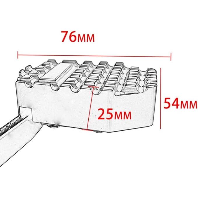 Thích hợp cho XE HONDA REBEL 1100 CM1100 CMX1100 MT DCT Sửa đổi Bàn đạp phanh sau Phanh cực lớn Chống trượt