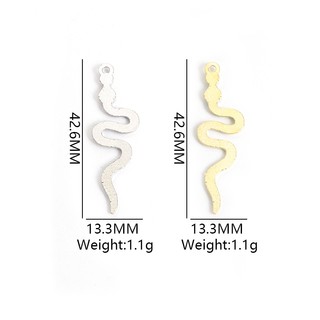 10 Chiếc Quyến Rũ Hình Rắn Nhiều Màu Sắc Thời Trang, Mặt Dây Hợp Kim Kẽm Cho Vòng Cổ Phong Cách Punk DIY, Bông Tai, Móc Khóa Và Túi Phụ Kiện - Phụ Kiện Trang Sức Năm Rắn, Trang Trí Tiệc