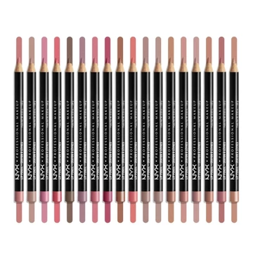NYX Slim Lip Liner The Phổ Biến Nhất Lip Liner Pencil Matte Velvet Lipstick Pen Lâu Dài Không Khô Matte Lip Liner Son Môi Trang Điểm Môi