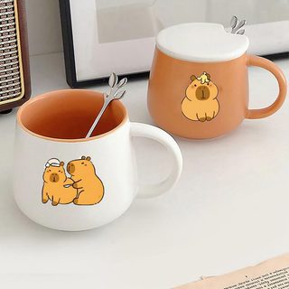 Bộ 50 Hoạt Hình Capybara Dán Động Vật Trang Trí Decal DIY Điện Thoại Laptop Chống Thấm Nước Dễ Thương Miếng Dán