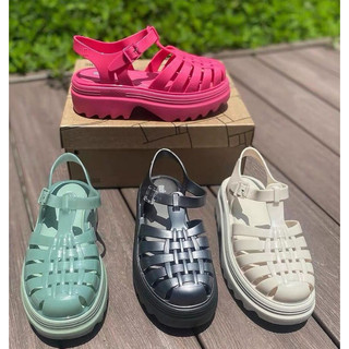 Giày Sandal La Mã dệt đế dày Melissa Cutout của Brazil