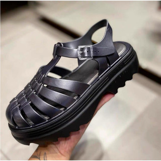 Giày Sandal La Mã dệt đế dày Melissa Cutout của Brazil