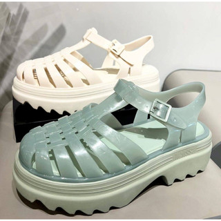Giày Sandal La Mã dệt đế dày Melissa Cutout của Brazil