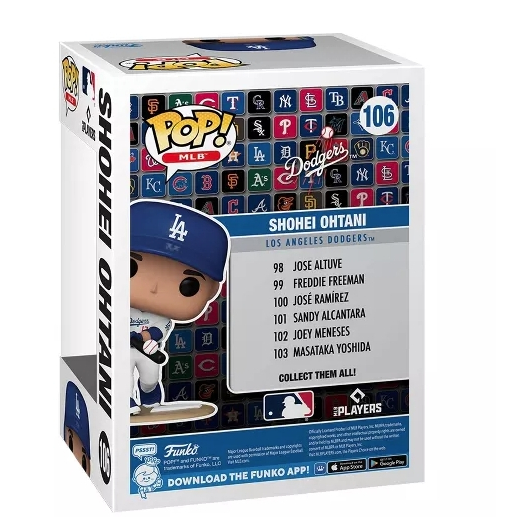 Funko POP! MLB: Los Angeles Dodgers - Shohei Ohtani Figure Funko POP! Mlb: Los Angeles Dodgers - Shohei Hình