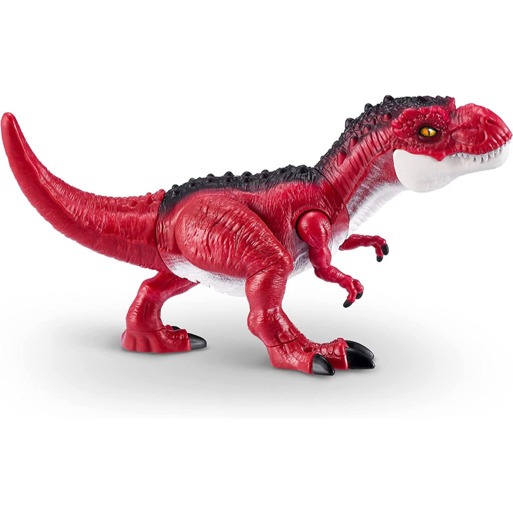 Robo Alive Dino Action T-Rex của ZURU Đồ chơi khủng long, Hành động cắn thật, Âm thanh gầm rú giống như thật, Đồ chơi bò sát tương tác robot cho bé trai
