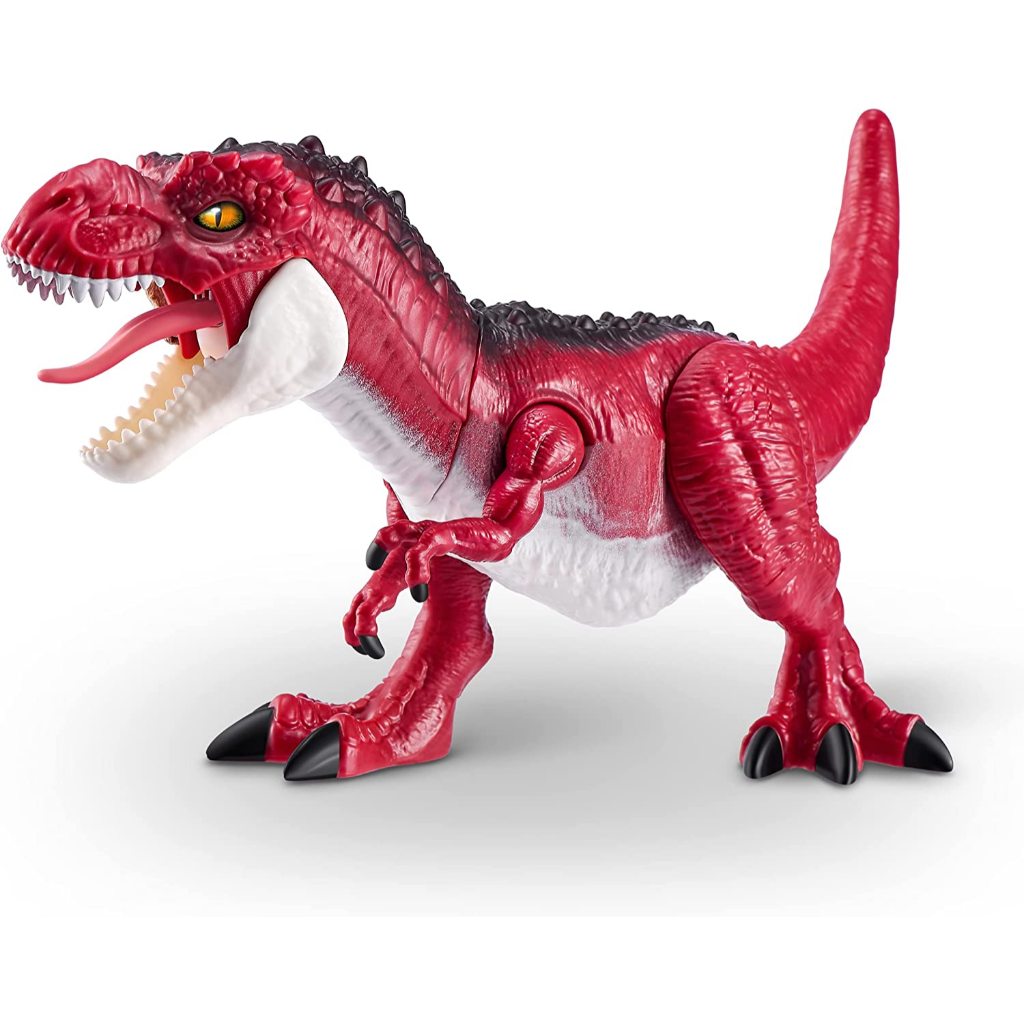 Robo Alive Dino Action T-Rex của ZURU Đồ chơi khủng long, Hành động cắn thật, Âm thanh gầm rú giống như thật, Đồ chơi bò sát tương tác robot cho bé trai