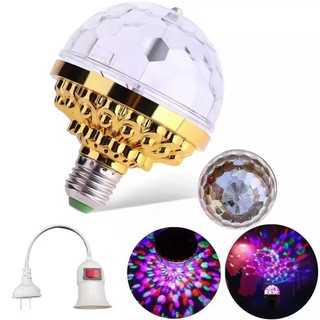 Bóng Đèn E27 / USB LED xoay RGB nhỏ chiếu sân khấu cho disco, KTV, bar, tiệc cưới, Giáng Sinh