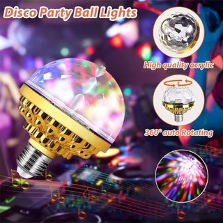 Bóng Đèn E27 / USB LED xoay RGB nhỏ chiếu sân khấu cho disco, KTV, bar, tiệc cưới, Giáng Sinh
