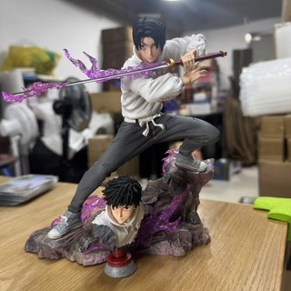 21cm Hành Động Jujutsu Kaisen Hình Okkotsu Yuta PVC Hình Có Thể Thay Đổi Đầu