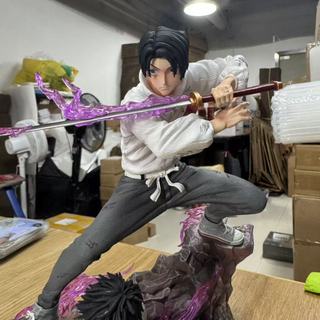 21cm Hành Động Jujutsu Kaisen Hình Okkotsu Yuta PVC Hình Có Thể Thay Đổi Đầu