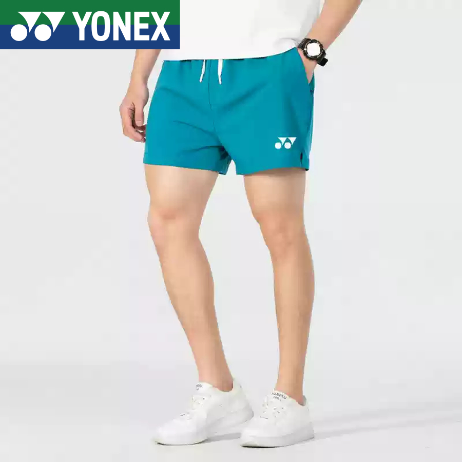 Quần Short Yonex Nam Nữ Quần Short Sấy Tốc Độ Quần Short Thể Thao YY Quần Cầu Lông Ba Phần Quần Có Túi Chạy Bộ