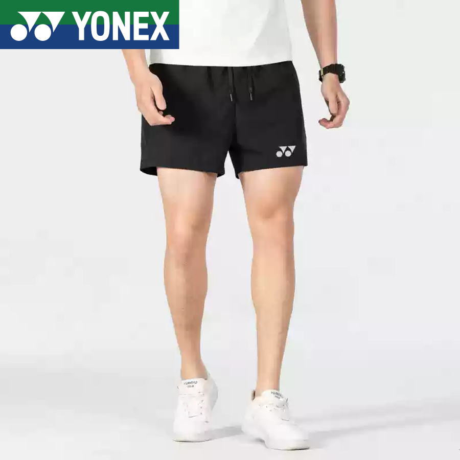 Quần Short Yonex Nam Nữ Quần Short Sấy Tốc Độ Quần Short Thể Thao YY Quần Cầu Lông Ba Phần Quần Có Túi Chạy Bộ