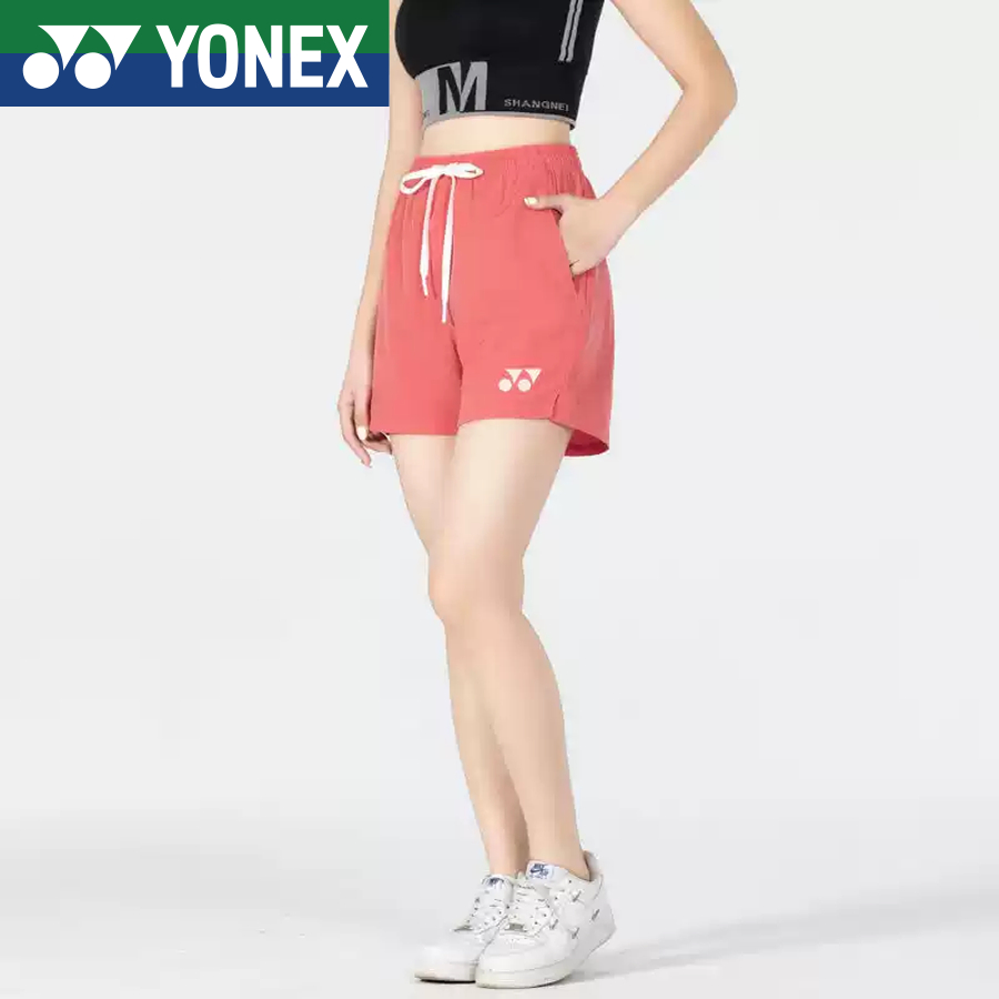 Quần Short Yonex Nam Nữ Quần Short Sấy Tốc Độ Quần Short Thể Thao YY Quần Cầu Lông Ba Phần Quần Có Túi Chạy Bộ
