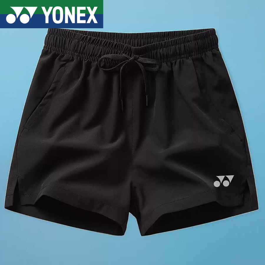 Quần Short Yonex Nam Nữ Quần Short Sấy Tốc Độ Quần Short Thể Thao YY Quần Cầu Lông Ba Phần Quần Có Túi Chạy Bộ