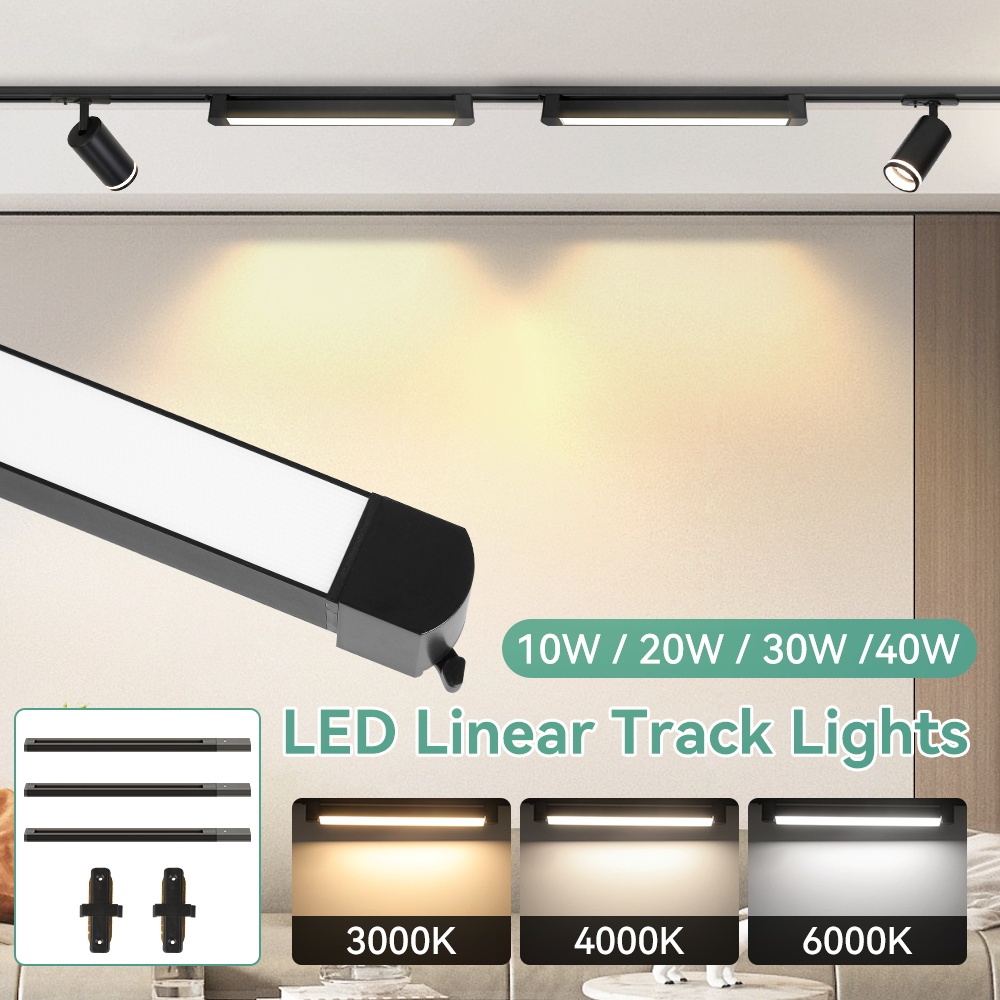 Bộ Đèn Rọi Ray Tiêu Điểm Rọi Spotlight Led Theo Dõi Gắn Trần Nhà Trang Trí Nội Thất For Phòng khách