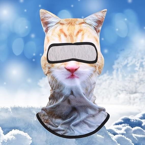 Ảnh 3d Mèo Trượt Tuyết Balaclava Sheisty Mặt nạ Có Tai Cho Lễ Hội Âm Nhạc Raves Trượt Tuyết Tiệc Halloween Hoạt Động Ngoài Trời 1