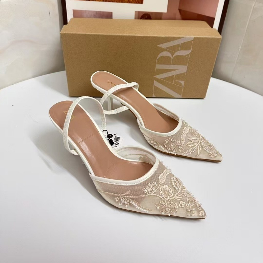 Giày cao gót mũi nhọn ZARA mới dành cho nữ