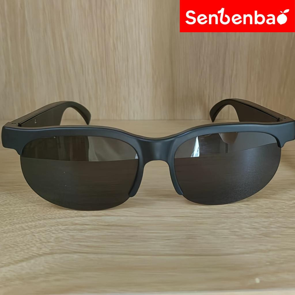 Kính thông minh Senbenbao G88 (3 tặng kèm: Hộp đựng kính mắt + tay cầm ngón tay + vải kính mắt) âm thanh nổi cấp HIFI, kính thông minh IPX5 chống nước Bluetooth 5.4, tương thích với IP và Android