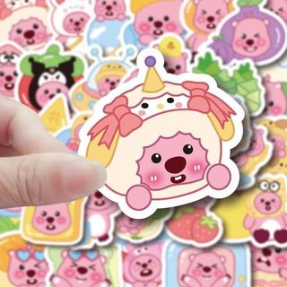 102 Chiếc Hoạt Hình Hàn Quốc Little Beaver Loopy Dán Laptop Cốc Điện Thoại DIY Miếng Dán Chống Thấm Nước