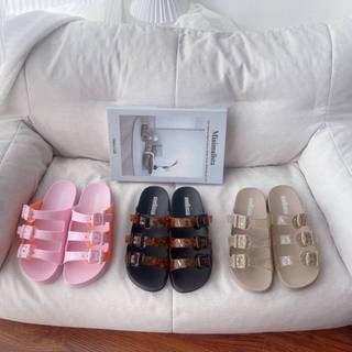 Dép nữ ba thanh phong cách mới Melissa Dép xỏ ngón thoải mái thông thường