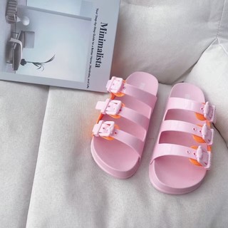 Dép nữ ba thanh phong cách mới Melissa Dép xỏ ngón thoải mái thông thường