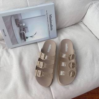 Dép nữ ba thanh phong cách mới Melissa Dép xỏ ngón thoải mái thông thường