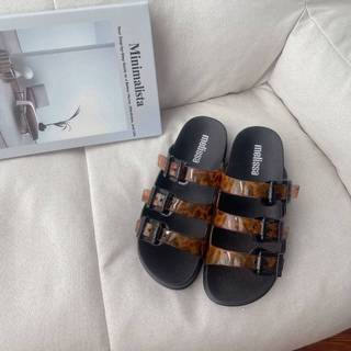 Dép nữ ba thanh phong cách mới Melissa Dép xỏ ngón thoải mái thông thường