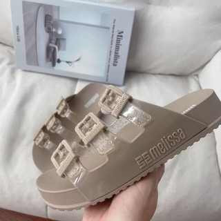 Dép nữ ba thanh phong cách mới Melissa Dép xỏ ngón thoải mái thông thường