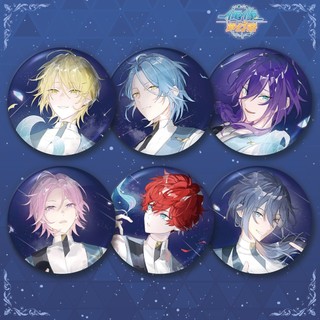 Ensemble Stars Valkyrie Itsuki Shu Huy Hiệu Nút Thổ Cẩm Chân Cosplay Bộ Sưu Tập Đồ Chơi Túi Trang Trí Quà Tặng 58mm