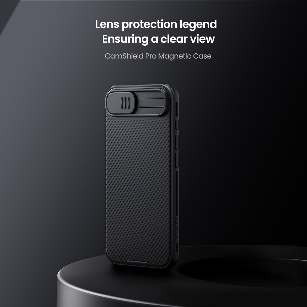 NILLKIN Cho iPhone 17E 16E SE 2025 Camshield Pro PC Từ Tính TPU Bảo Vệ Ống Kính Máy Ảnh Trượt Trượt Ốp Lưng Cứng Vỏ Điện Thoại Vỏ