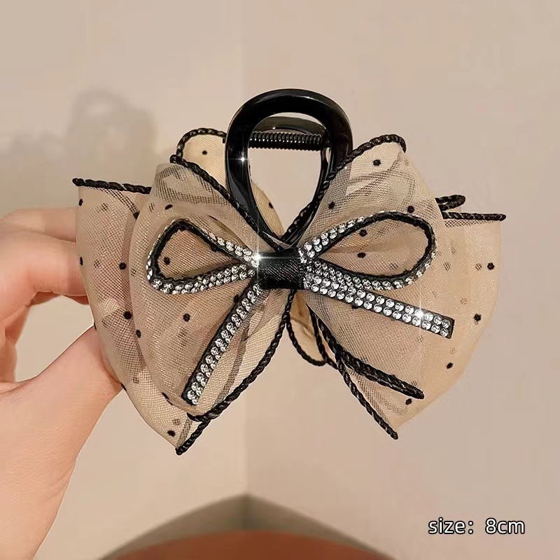 25#蝴蝶结-黄 8cm