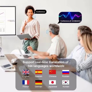 Tai nghe AI Translator Thời gian thực 144 ngôn ngữ Dịch giọng nói không dây Bluetooth dành cho du lịch