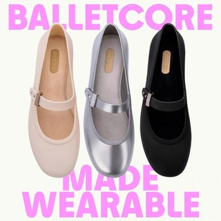 Giày nữ Melissa Buckle Flat mới Giày đơn nữ Giày bà ngoại