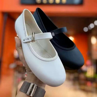 Giày nữ Melissa Buckle Flat mới Giày đơn nữ Giày bà ngoại
