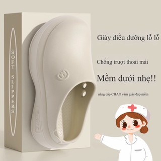 Giày Lỗ Nữ Thể Thao Thông Thường Giày Sandal Cao Cấp Y Tá Lỗ Giày Nữ Mùa Hè