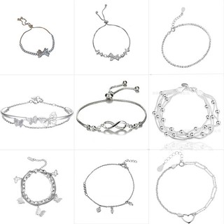 lắc tay bạc nữ titan phụ kiện vòng tay nơ thời trang và cao cấp phong cách Hàn Quốc